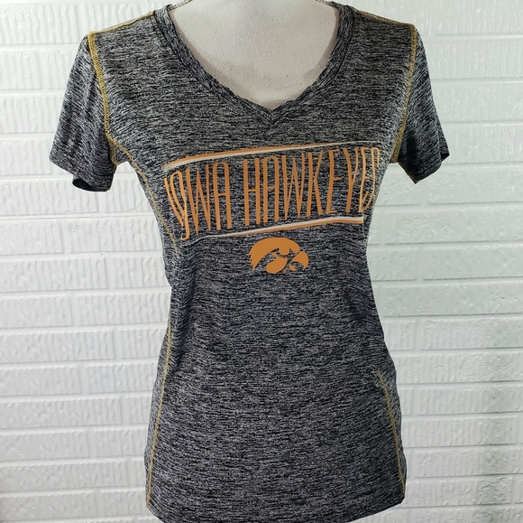 Iowa Hawkeyes Short-sleeve Tee Black Gold - Picture 2 of 13